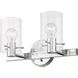Munich 2 Light 14.5 inch Polished Chrome Vanity Sconce Wall Light