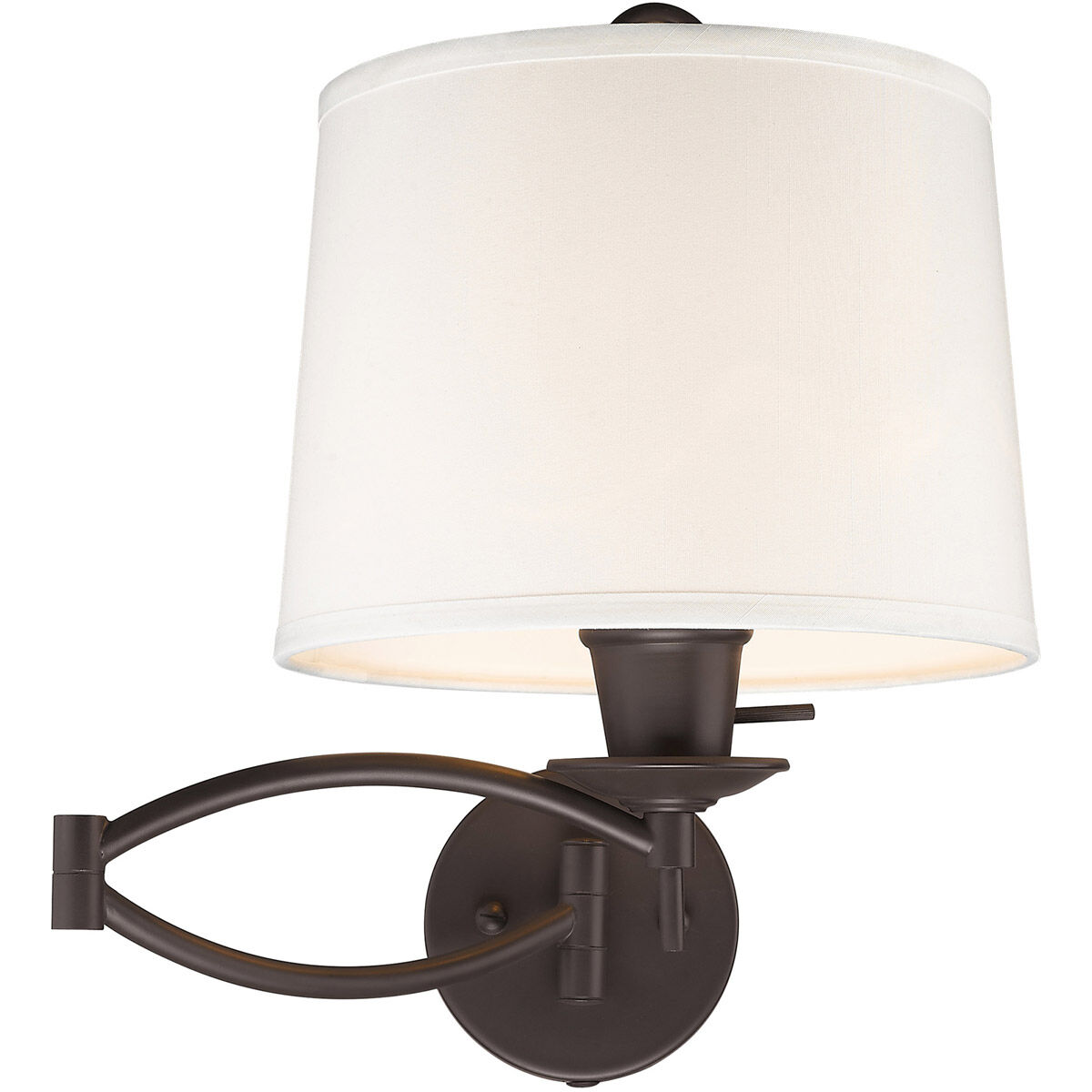Allison 25 inch 100.00 watt Bronze Swing Arm Wall Lamp Wall Light
