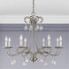 Daphne 8 Light 30 inch Brushed Nickel Chandelier Ceiling Light