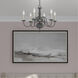 Williamsburgh 6 Light 24 inch Scandinavian Gray Chandelier Ceiling Light