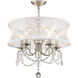 Newcastle 5 Light 20 inch Brushed Nickel Chandelier Ceiling Light
