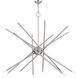 Soho 16 Light 50 inch Brushed Nickel Foyer Chandelier Ceiling Light