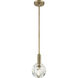Whitfield 1 Light 6.5 inch Natural Brass Pendant Ceiling Light