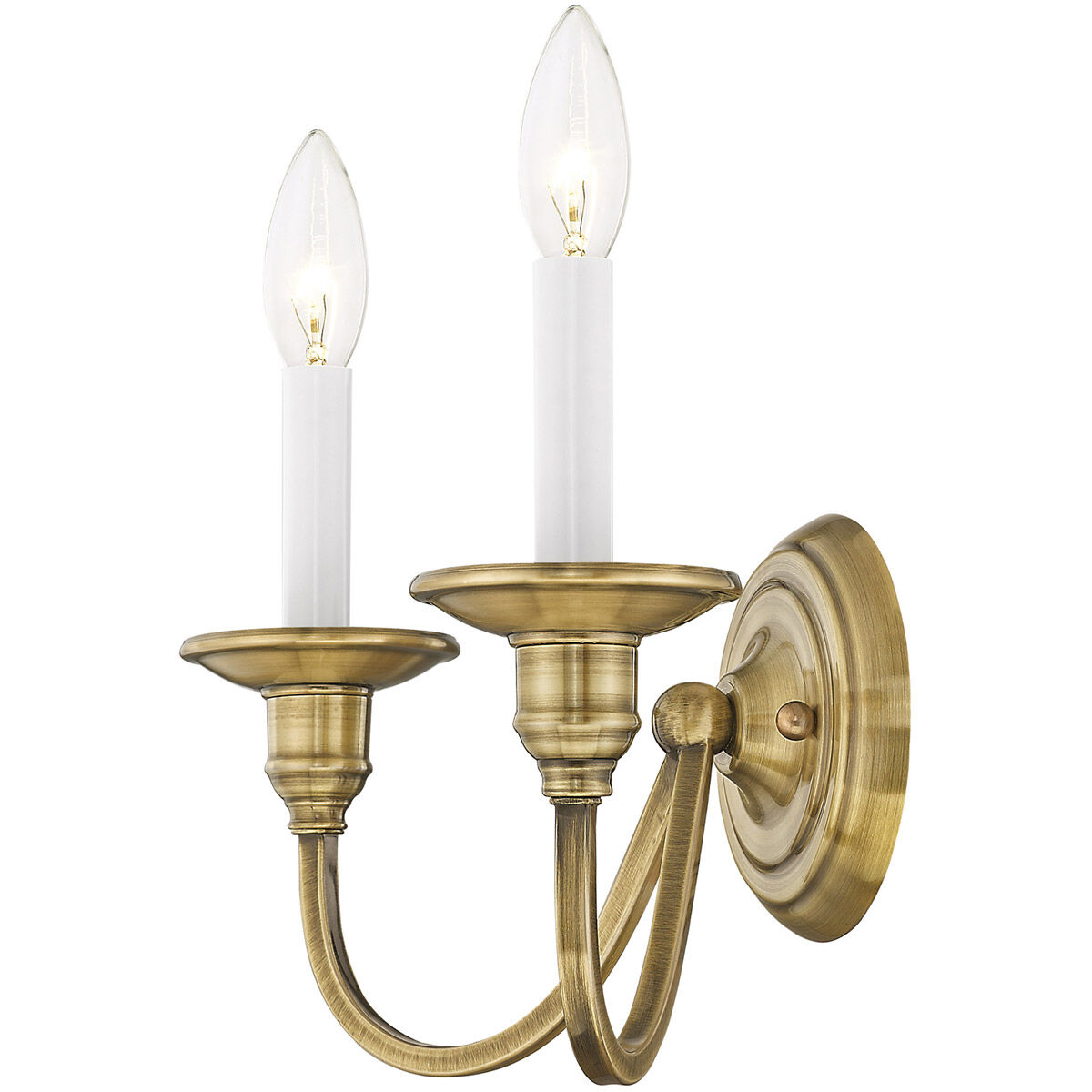 Cranford 2 Light 13 inch Antique Brass Wall Sconce Wall Light