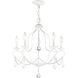 Chesterfield 5 Light 22 inch Antique White Chandelier Ceiling Light