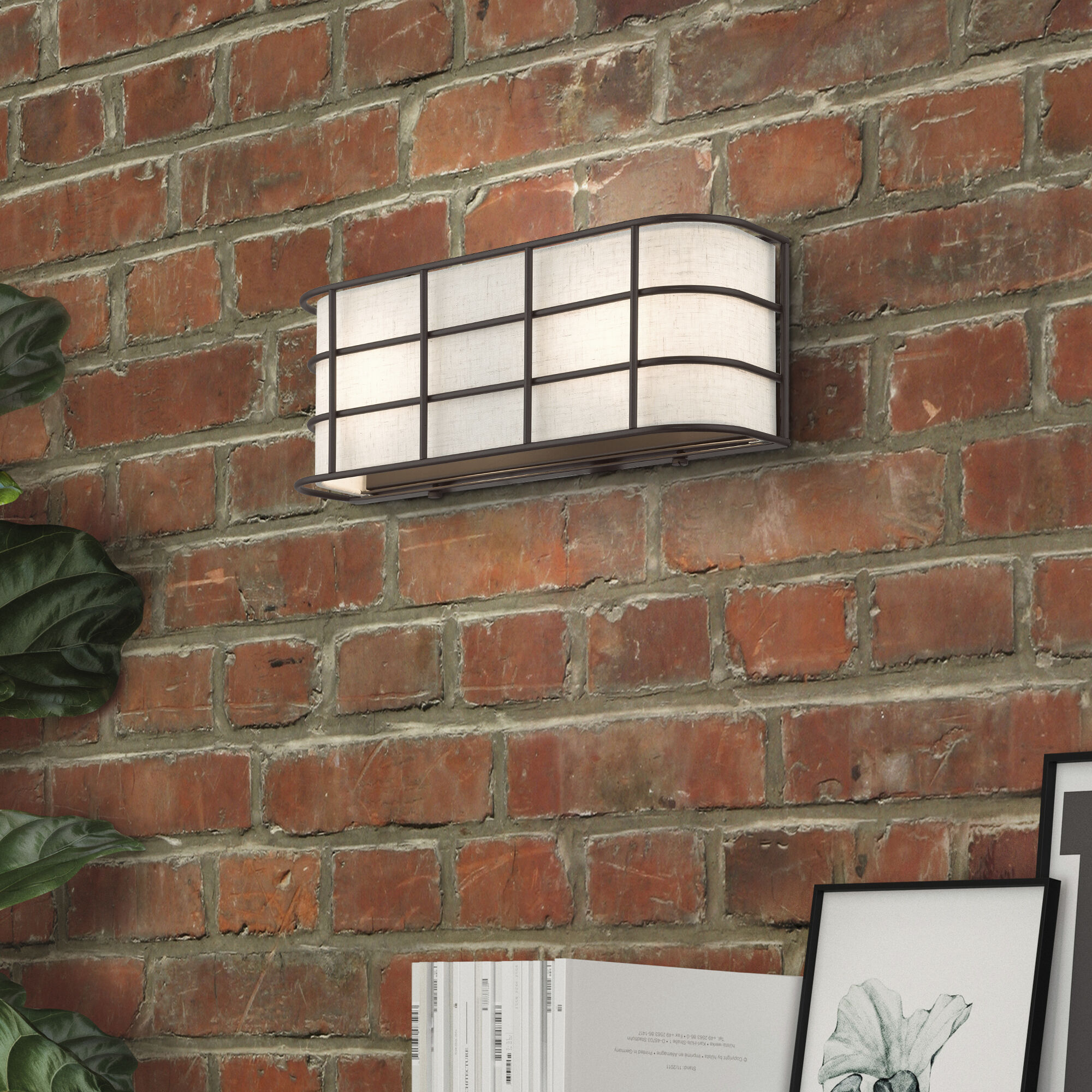 Blanchard 2 Light 14 inch English Bronze ADA Wall Sconce Wall Light