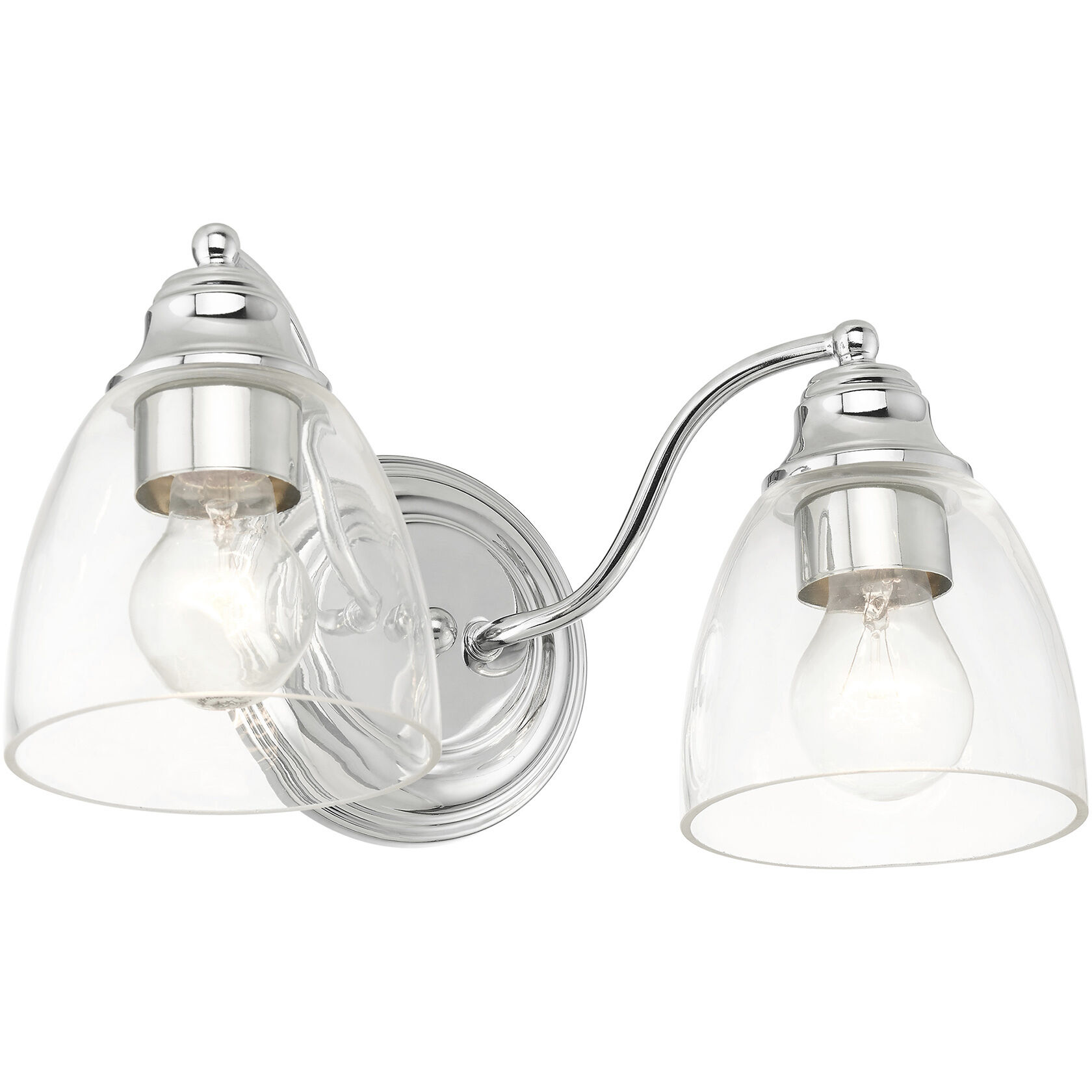 Montgomery 2 Light 14 inch Polished Chrome Vanity Sconce Wall Light