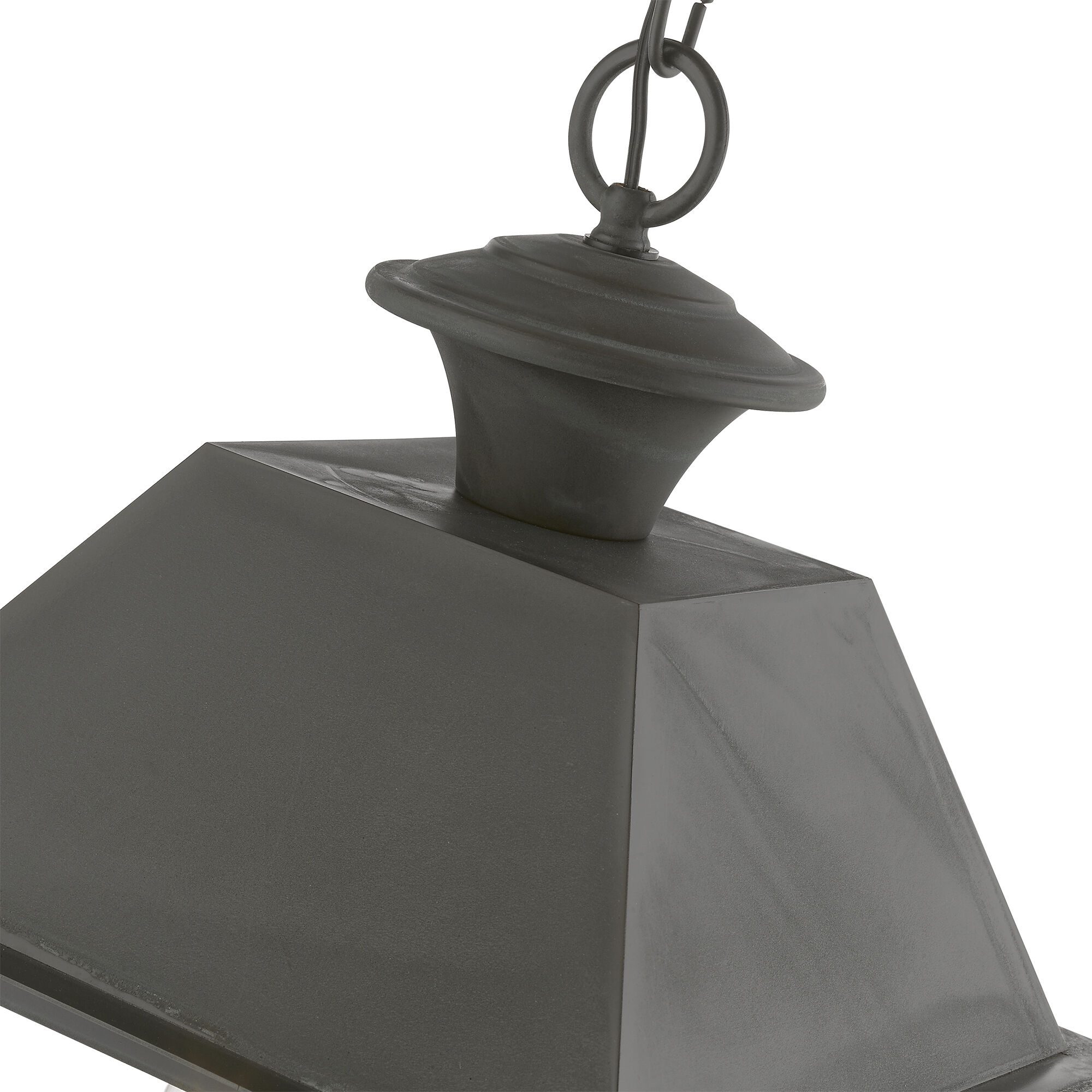 Wentworth 3 Light 12 inch Charcoal Outdoor Pendant Lantern, Large