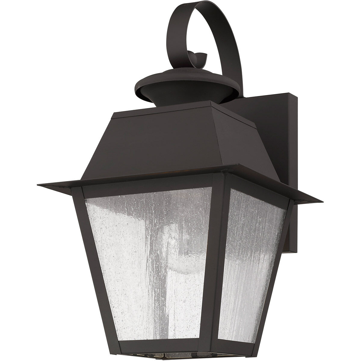 Mansfield 1 Light 13 inch Bronze Outdoor Wall Lantern