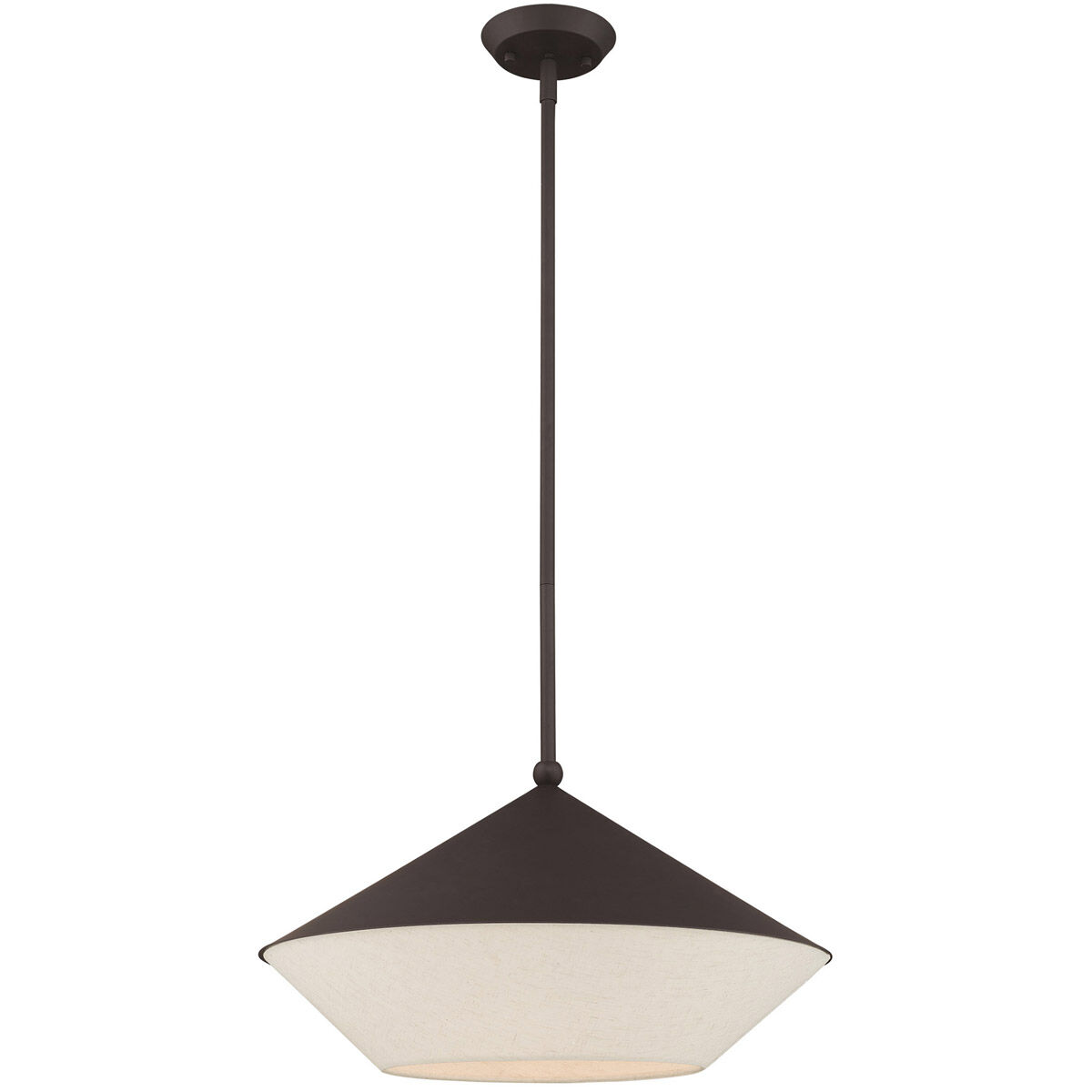 Stockholm 1 Light 18 inch Bronze Pendant Ceiling Light