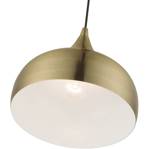 Livex Lighting 8217-01 Traditional Ceiling Medallions Collection Finish,  Antique Brass 0.1 x 0.1 x 1