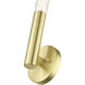 Copenhagen 1 Light 5.13 inch Satin Brass ADA Wall Sconce Wall Light, Single