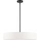 Venlo 5 Light 26 inch Black with Brushed Nickel Accents Pendant Ceiling Light
