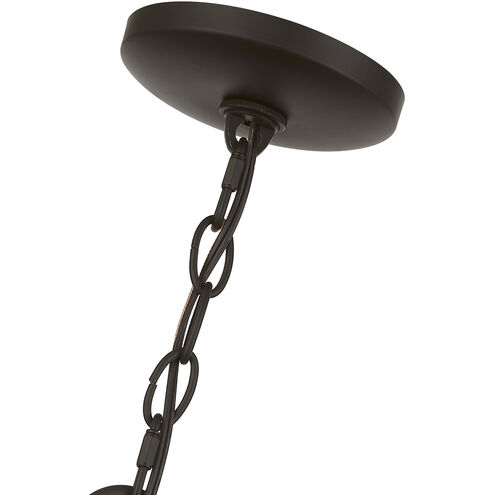 Wentworth 2 Light 9 inch Bronze with Antique Brass Finish Cluster Outdoor Pendant Lantern, Medium