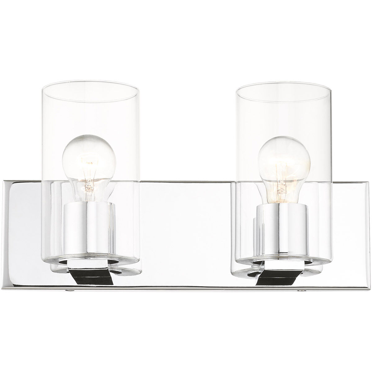 Zurich 2 Light 15 inch Polished Chrome Vanity Sconce Wall Light