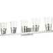 Bennington 5 Light 35.75 inch Brushed Nickel Large Vanity Sconce Wall Light