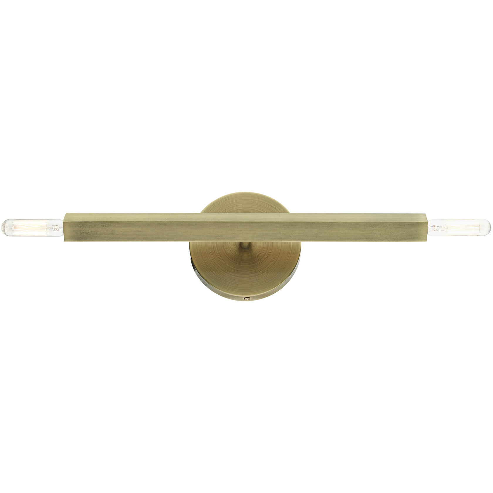Monaco 2 Light 5 inch Antique Brass ADA ADA Sconce Wall Light