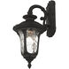 Oxford 1 Light 16 inch Textured Black Outdoor Wall Lantern