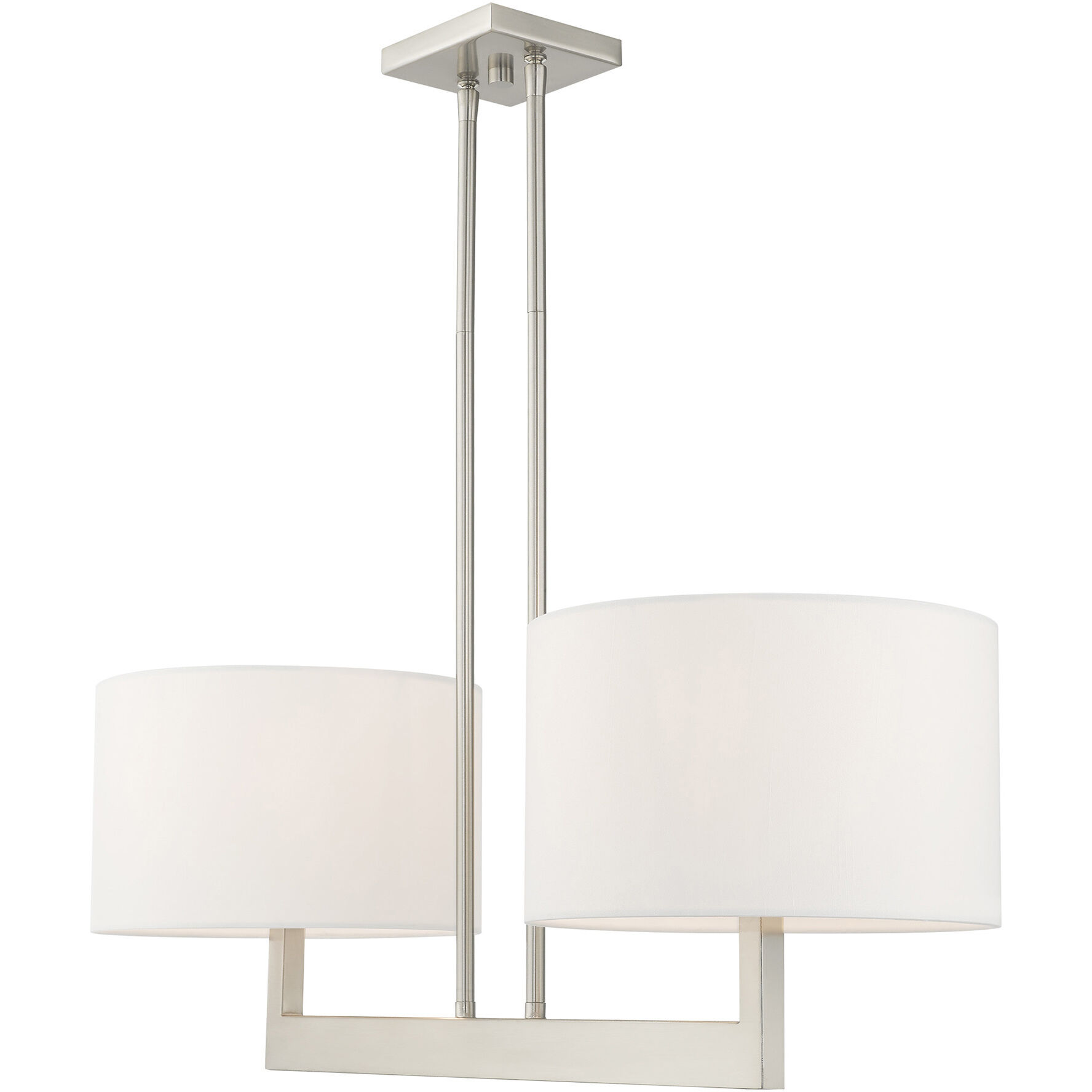 Hayworth 2 Light 30 inch Brushed Nickel Linear Chandelier Ceiling Light