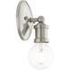 Lansdale 1 Light 5 inch Brushed Nickel Single Vanity Sconce Wall Light, Single