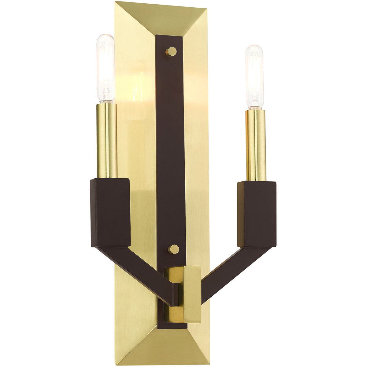 Beckett 2 Light 8 inch Satin Brass ADA ADA Double Sconce Wall Light