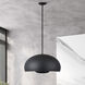 Domma 4 Light 22.5 inch Black Pendant Ceiling Light