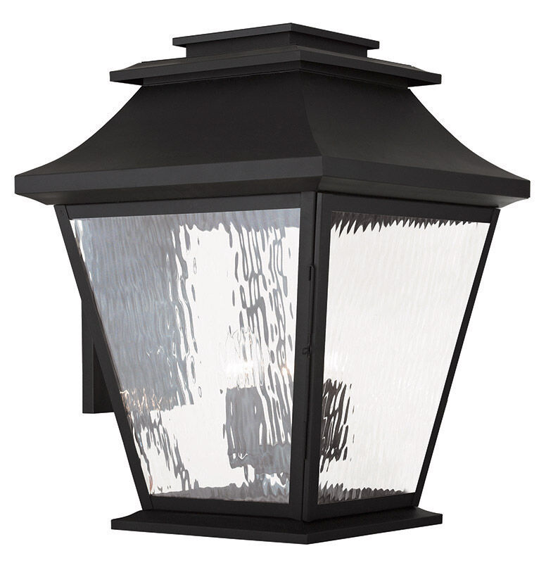 Hathaway 5 Light 24 inch Black Outdoor Wall Lantern