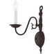 Williamsburgh 1 Light 5 inch Bronze Wall Sconce Wall Light