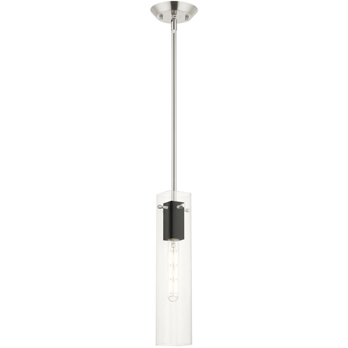 Beckett 1 Light 5 inch Brushed Nickel Pendant Ceiling Light