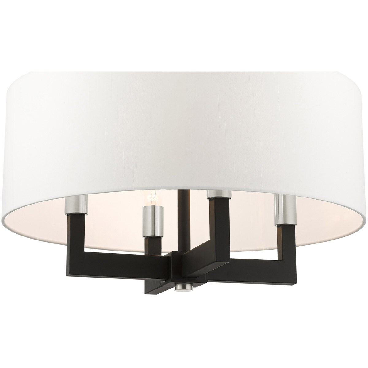 Cresthaven 4 Light 24 inch Black Chandelier Ceiling Light