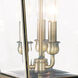Exeter 3 Light 28.25 inch Antique Brass Large Outdoor Post Top Lantern