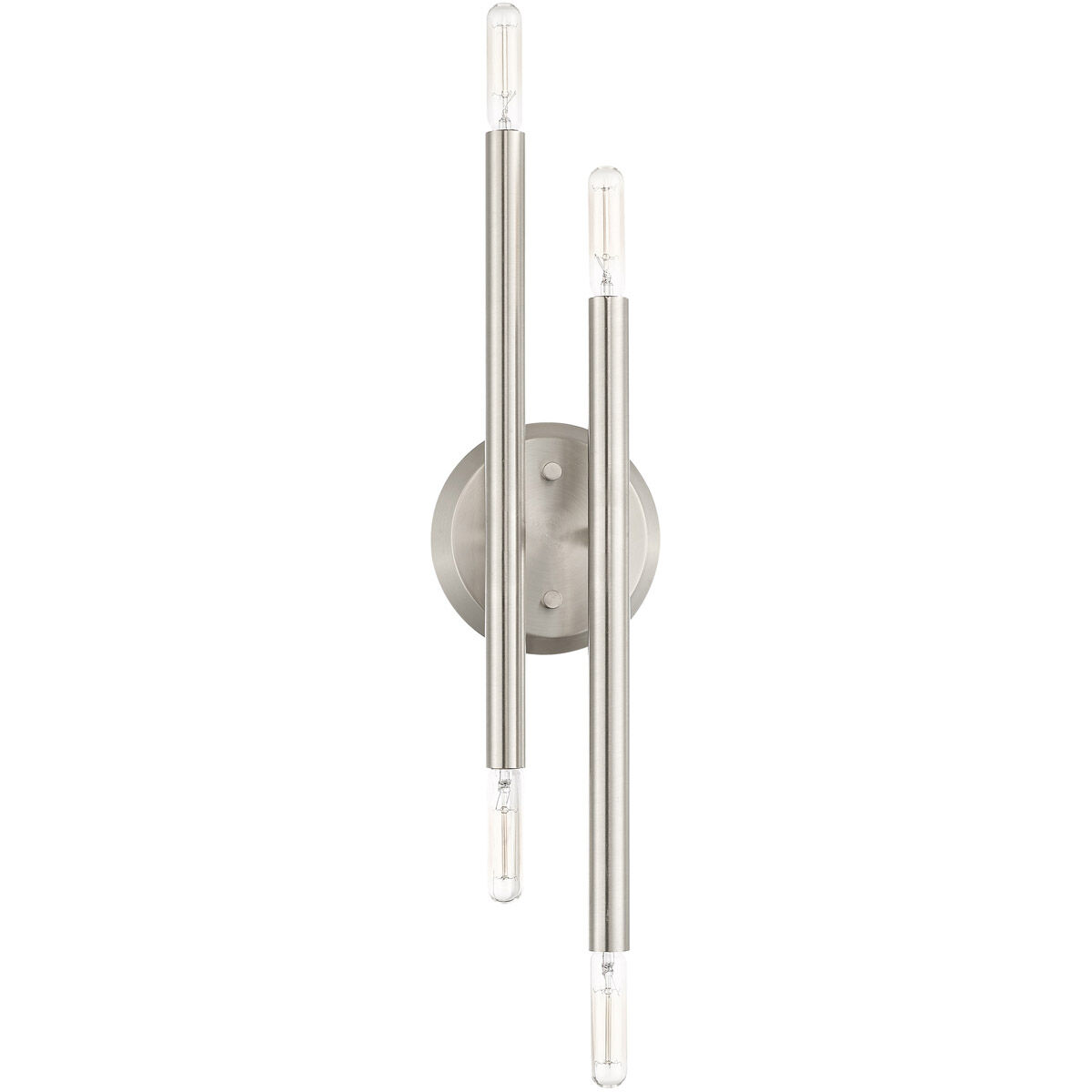 Soho 4 Light 5 inch Brushed Nickel ADA Sconce Wall Light