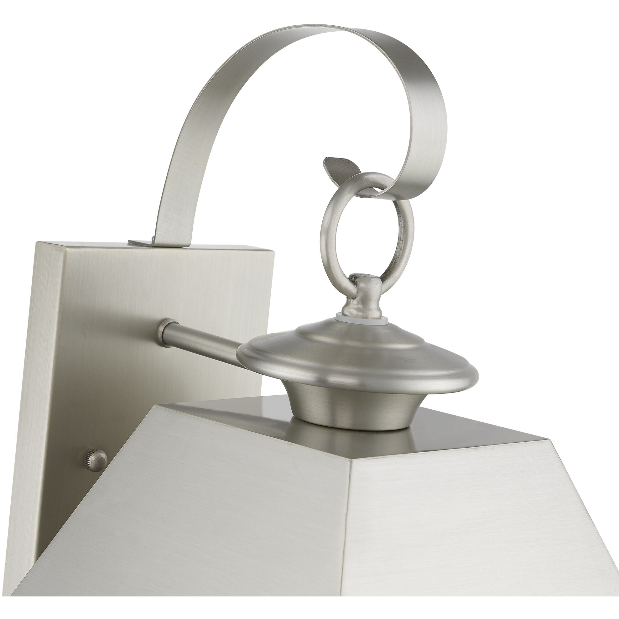 Wentworth 2 Light 17 inch Brushed Nickel Outdoor Wall Lantern, Medium