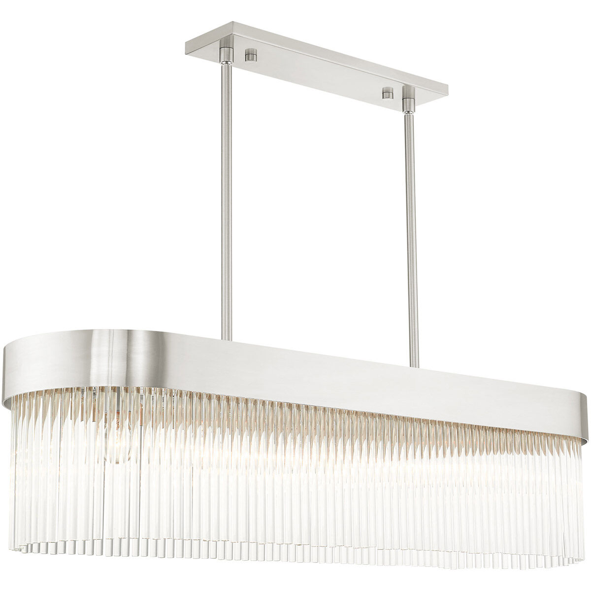 Norwich 6 Light 12 inch Brushed Nickel Chandelier Ceiling Light