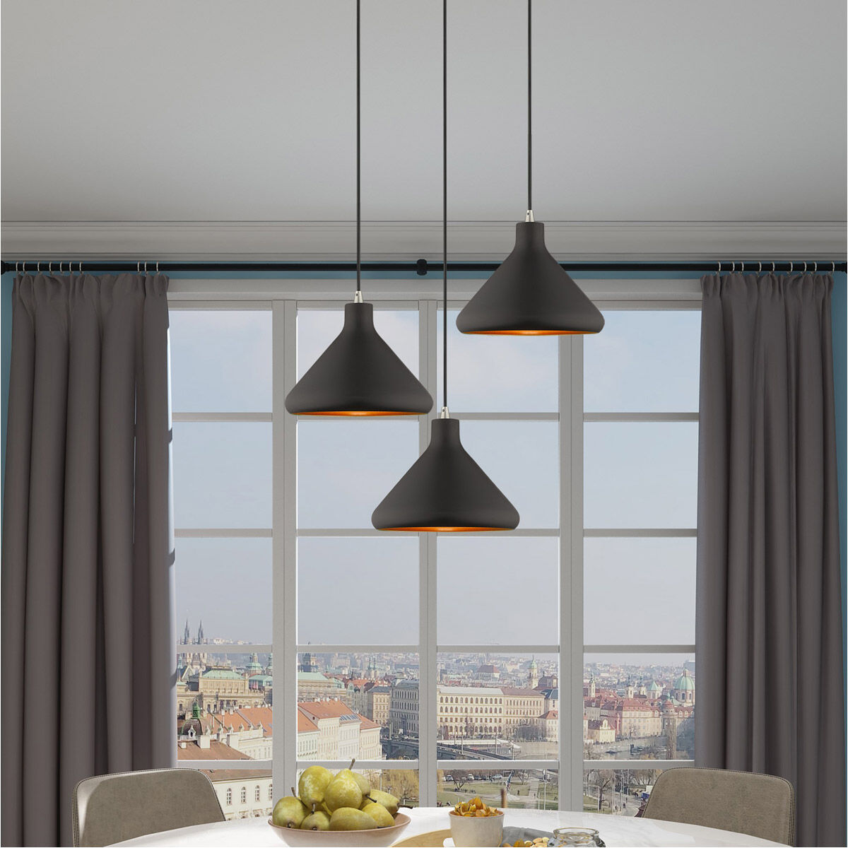 Allison 1 Light 11 inch Black Mini Pendant Ceiling Light