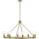 Lansdale 8 Light 34 inch Antique Brass Chandelier Ceiling Light
