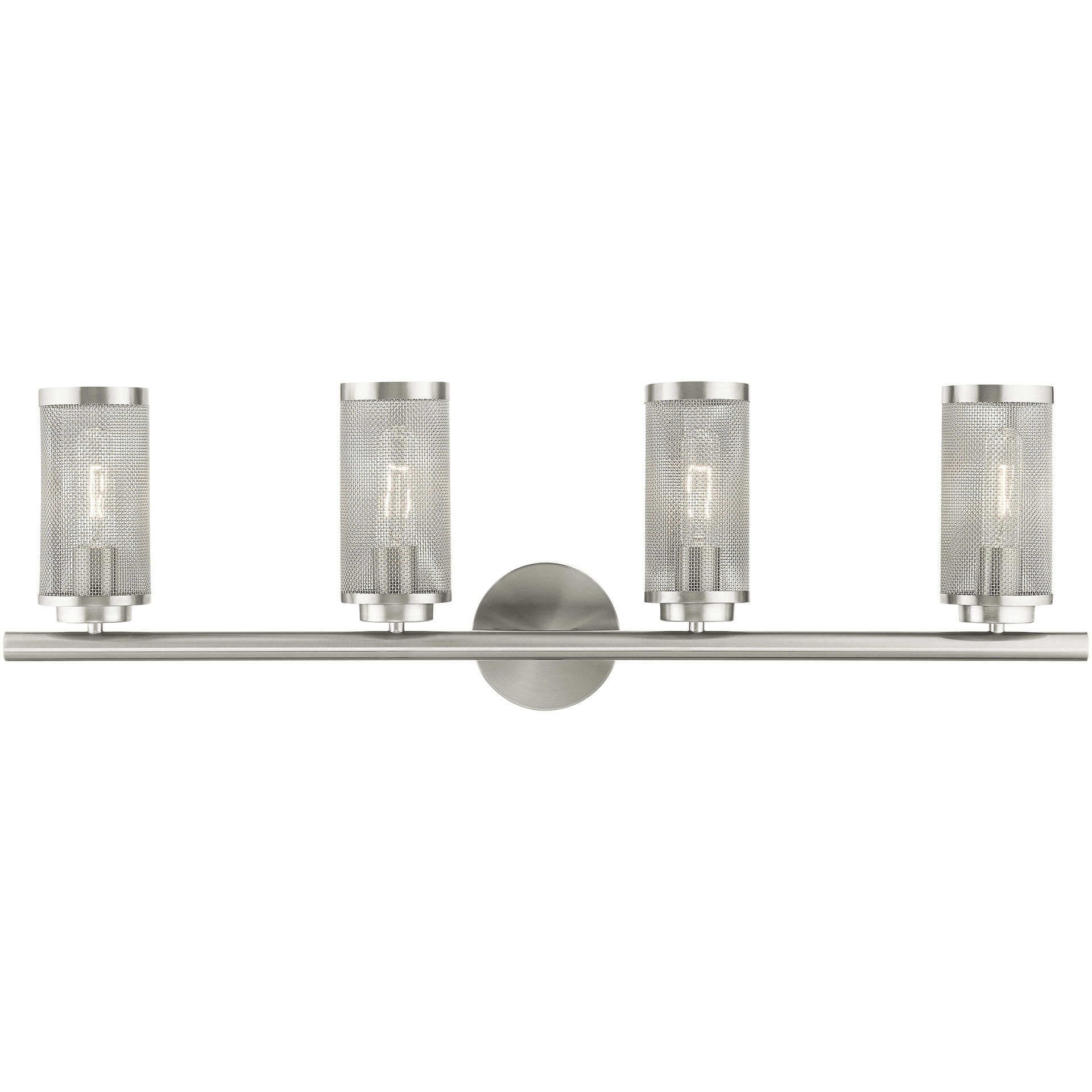 Industro 4 Light 35.50 inch Bathroom Vanity Light