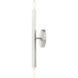 Monaco 2 Light 5 inch Brushed Nickel ADA ADA Sconce Wall Light