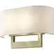ADA Wall Sconces 2 Light 15 inch Antique Brass ADA Large ADA Sconce Wall Light, Large
