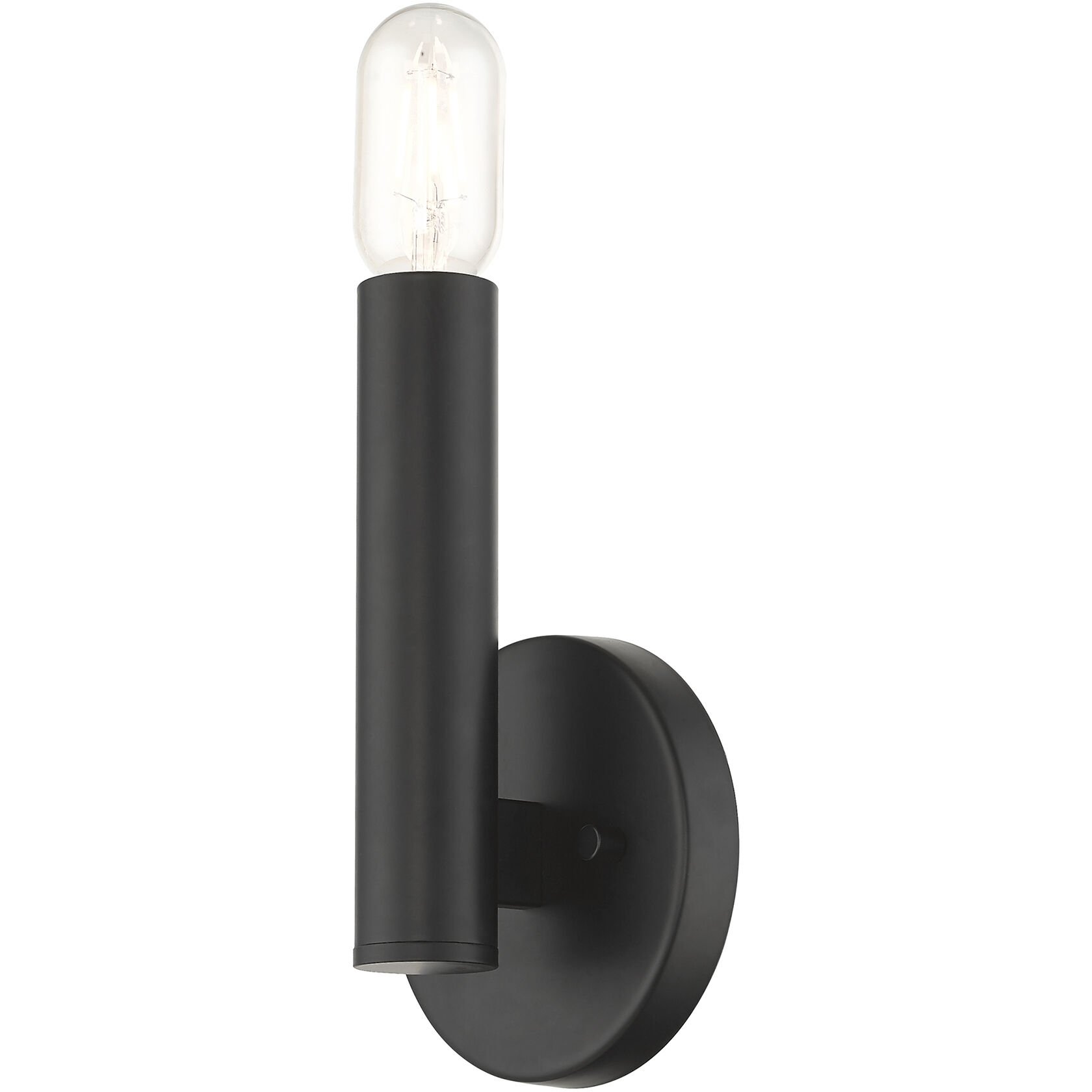 Copenhagen 1 Light 5.13 inch Black ADA Wall Sconce Wall Light, Single