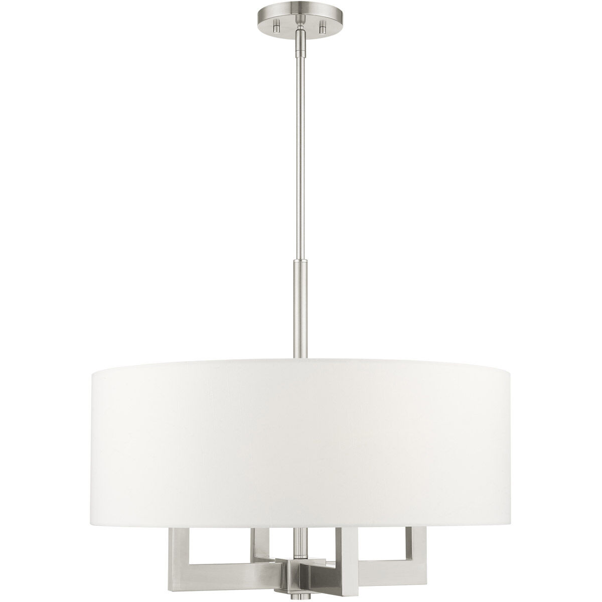 Cresthaven 4 Light 24 inch Brushed Nickel Chandelier Ceiling Light