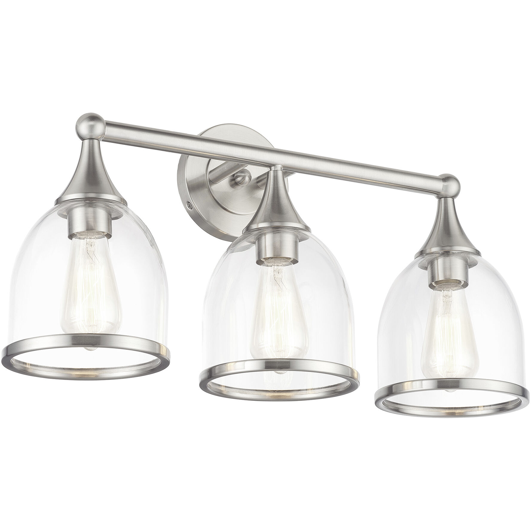 Ashridge 3 Light 24 inch Brushed Nickel Vanity Wall Sconce Wall Light