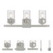 Harding 3 Light 23.88 inch Polished Chrome Bath Vanity Wall Light