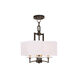 Woodland Park 4 Light 15 inch Olde Bronze Convertible Mini Chandelier Ceiling Light
