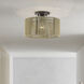 Acordia 1 Light 12 inch English Bronze Semi Flush Mount Ceiling Light, Medium