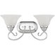 Coronado 2 Light 18.5 inch Polished Chrome Bath Vanity Wall Light