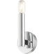 Copenhagen 1 Light 5.13 inch Polished Chrome ADA Wall Sconce Wall Light, Single
