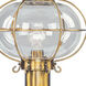 Harbor 1 Light 20.5 inch Flemish Brass Outdoor Post Top Lantern