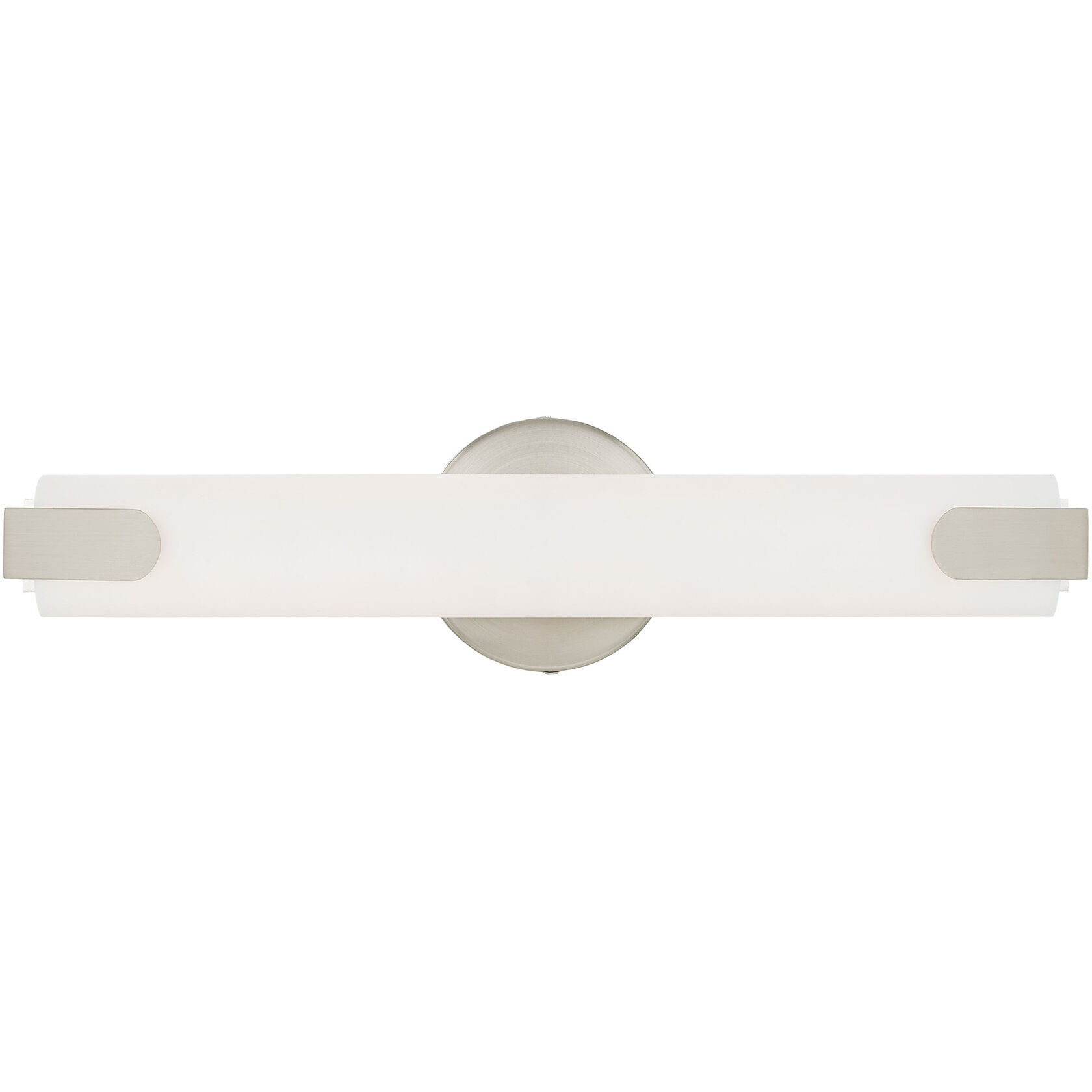 Lund LED 4 inch Brushed Nickel ADA Bath Vanity Wall Light