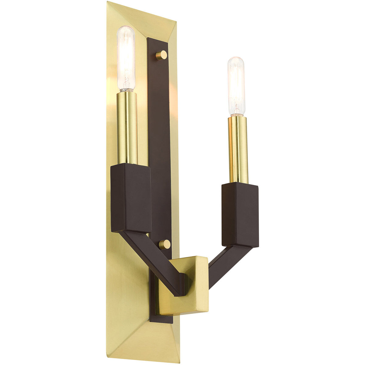 Beckett 2 Light 8 inch Satin Brass ADA ADA Double Sconce Wall Light